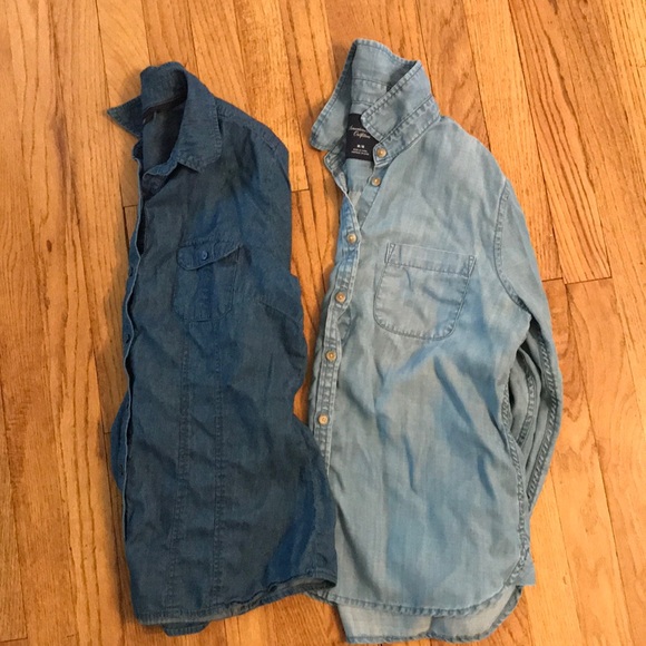 American Eagle Outfitters Tops - Denim shirt Bundle